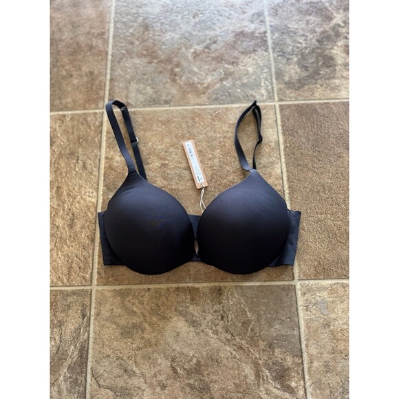 Skims Ultimate Push up Plunge Bra Onyx Size 32D - Picture 2 of 8